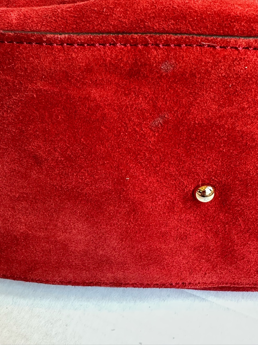 Dooney & Bourke Autumn Orange Suede Brown Leather Trim Medium Satchel Bag Rare - Picture 6 of 12